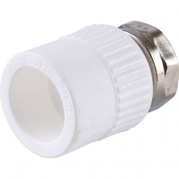 Муфта комбинированная Kalde с накидной гайкой 25х3/4 для полипропиленовых труб под сварку