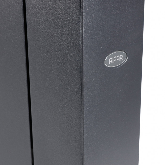 Биметаллический радиатор RIFAR SUPReMO 350, 14 секций, боковое подключение, черный