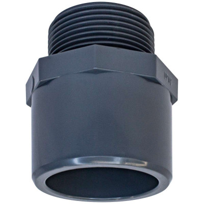 Двойной адаптер муфтовое/втулочное окончание НР d50x63x1-1/2&quot; AQUAVIVA, Россия