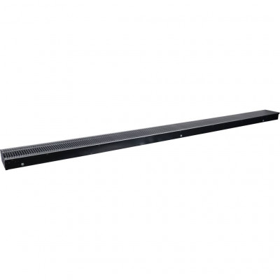 STOUT Конвектор внутрипольный SCN 80.190.2800 (Решётка роликовая, анодированный алюминий)