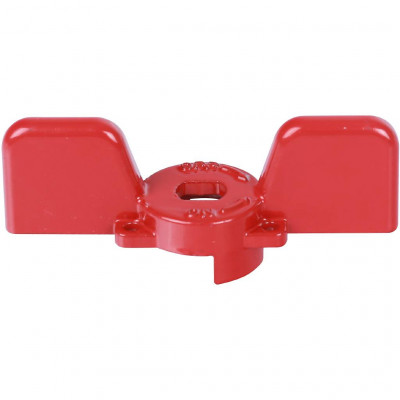 STOUT Ручка-бабочка для шарового крана STOUT 1/2&quot;-3/4&quot; (Красная)