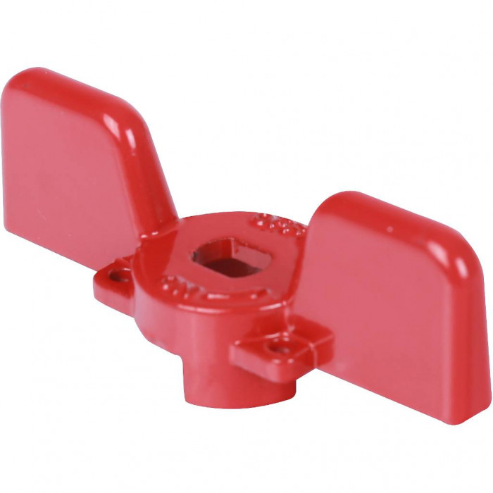 STOUT Ручка-бабочка для шарового крана STOUT 1/2"-3/4" (Красная)