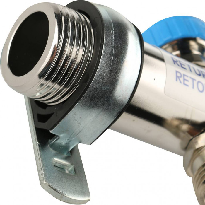 Распределительный коллектор REHAU HKV-D на 5 контуров нержавеющая сталь (12080511002)