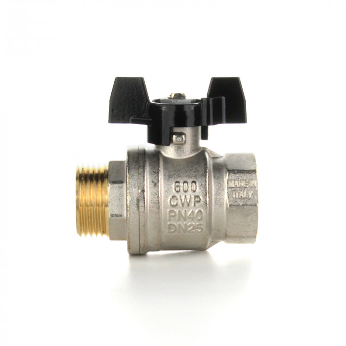 Полнопроходной шаровой кран STRONG, 1" НВ, ручка рычаг