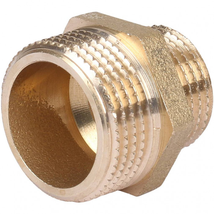 Ниппель HH TIEMME 3/4х1/2 для стальных труб резьбовой