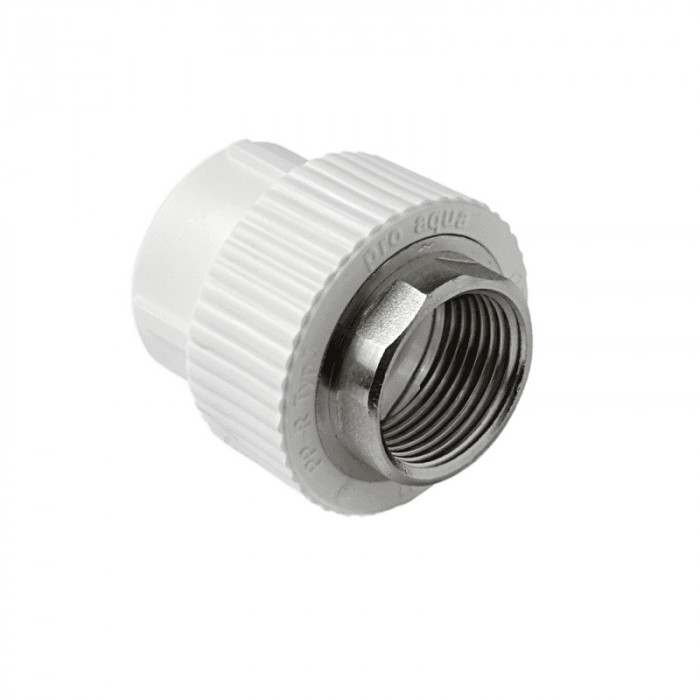 Pro Aqua PA22521P Pro Aqua d= 40-1.1/2 PP-R Муфта комбинированная под ключ ВР Белая