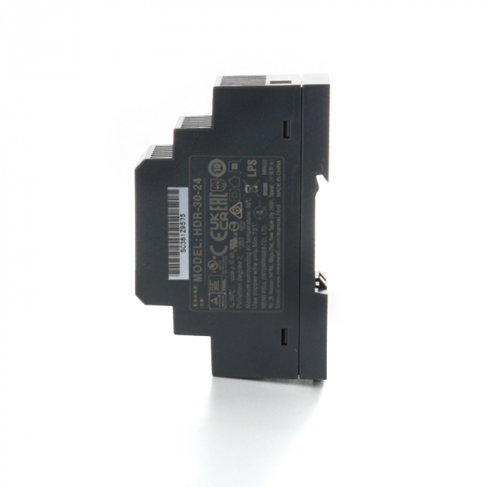 Блок питания с креплением на DIN–рейку, напряжение 24 В, мощность 30 Вт