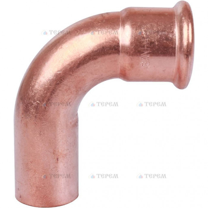 Sanha 6001A, отвод 90° ВПр-НПр, 28, для медных труб прессовой