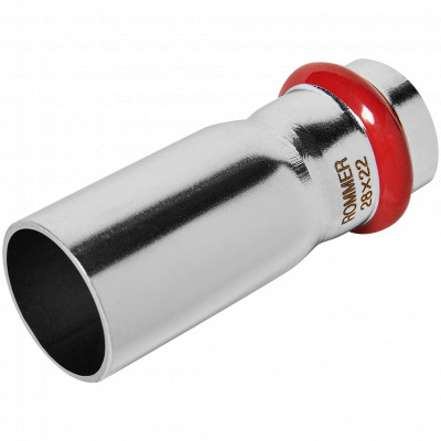 ROMMER RSS-0020-002822 Муфта переходная-НПр, 28х22, из нержавеющей стали прессовой