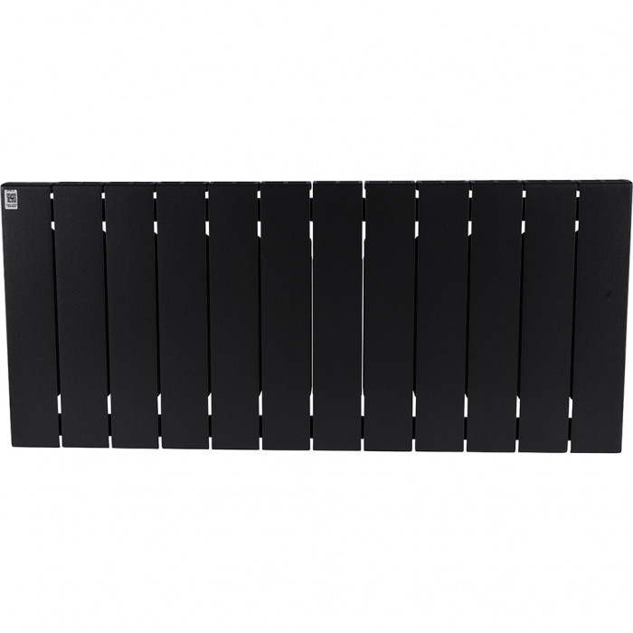 Биметаллический радиатор RIFAR SUPReMO 350, 12 секций, боковое подключение, черный