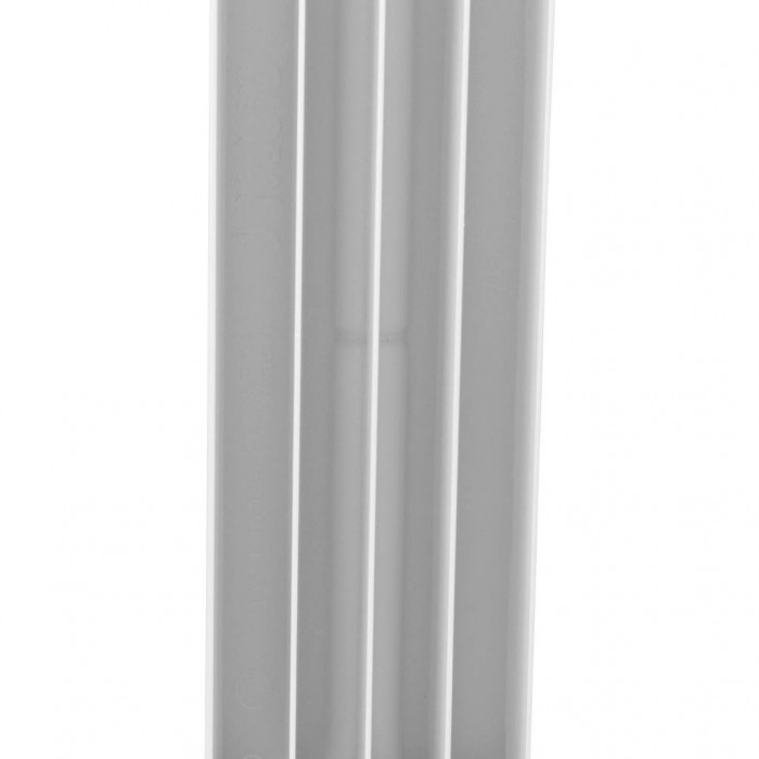 Биметаллический радиатор STOUT STYLE 350, 10 секций, боковое подключение, белый