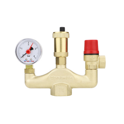 Группа безопасности котла Varmega VM16001, 1&quot;, латунь