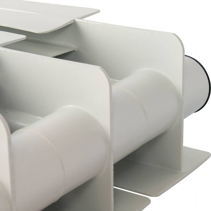 Биметаллический радиатор Global STYLE PLUS 500, 4 секций, боковое подключение, белый