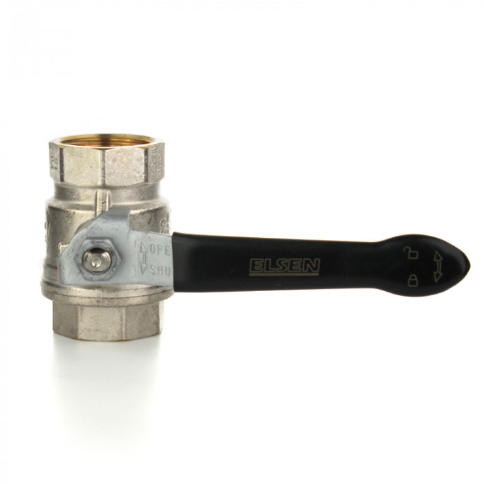 Полнопроходной шаровой кран STRONG, 1 1/4" ВВ, ручка рычаг