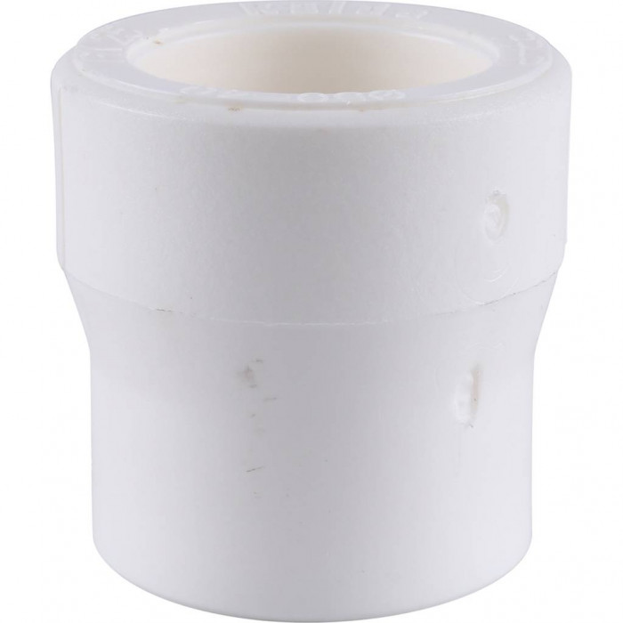 Kalde 50x40 Муфта переходная для полипропиленовых труб под сварку (цвет белый)