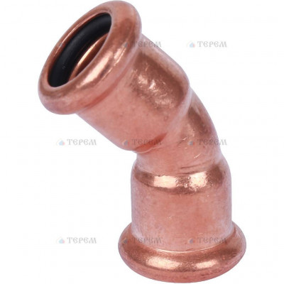 Sanha 6041, отвод 45° ВПр-ВПр, 15, для медных труб прессовой