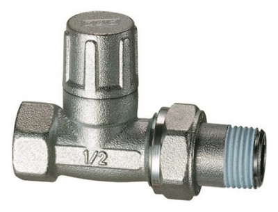 Прямой зап.вентиль 3/4 для стальных труб