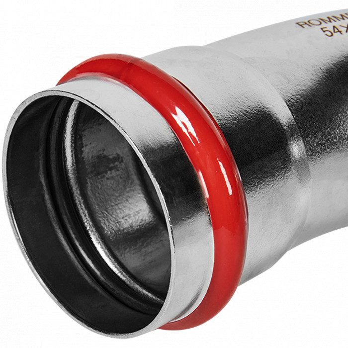 ROMMER RSS-0005-000054 ROMMER Угольник 45°-ВПр, 54, из нержавеющей стали прессовой