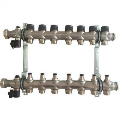 Распределительная гребенка Oventrop Multidis SF, 7 х G  3/4  с вентильными вставками