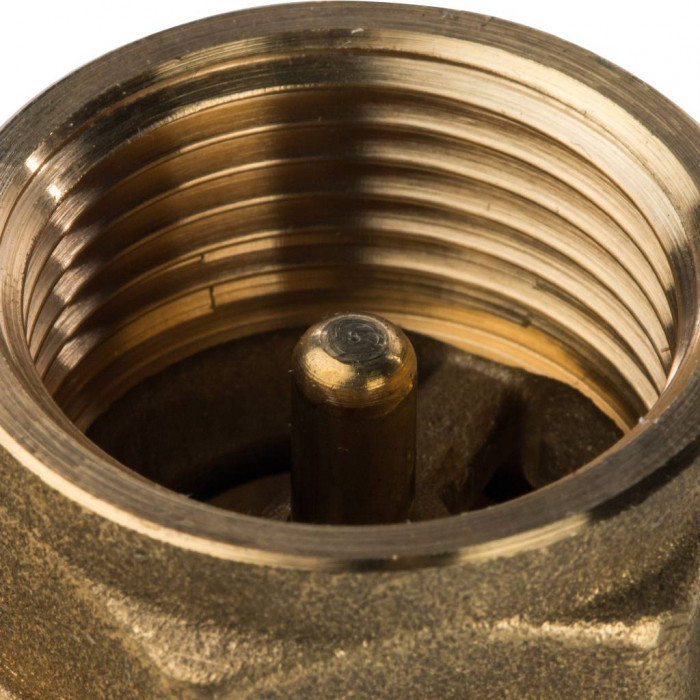 STOUT Клапан обратный пружинный муфтовый с металлическим седлом 1"