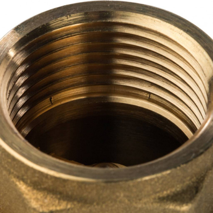 STOUT Клапан обратный пружинный муфтовый с металлическим седлом 1"