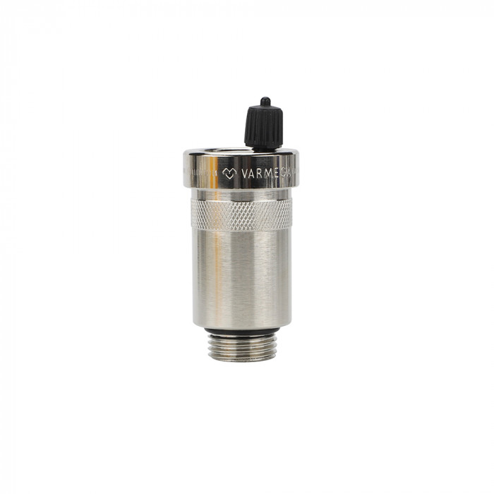 Автоматический воздухоотводчик Varmega VM13401, 3/8" НР, вертикальный выпуск, с уплотнением O-ring