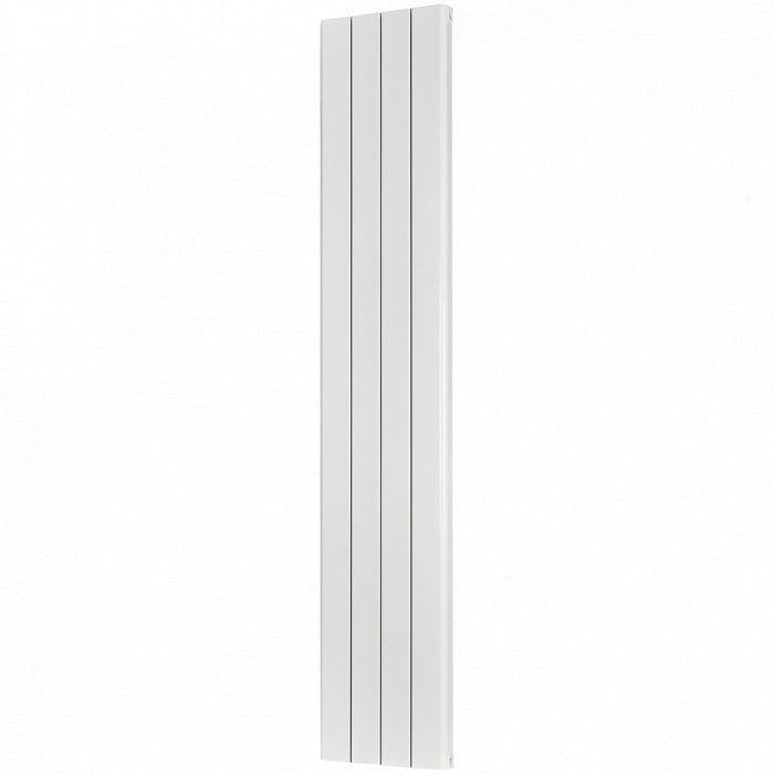 Алюминиевый радиатор STOUT Sebino 1800, 4 секций, Универсальное подключение, белый