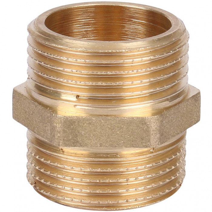 Ниппель HH TIEMME 1х1 для стальных труб резьбовой