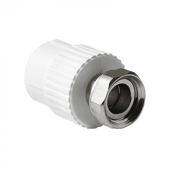 Pro Aqua PA29015 Pro Aqua d=25-1 PP-R Муфта с накидной гайкой Белая