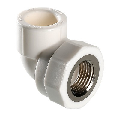 Valtec VTp.752.0.02505 Фитинг полипропиленовый – угольник с переходом на внутреннюю резьбу 25 мм х 3/4"