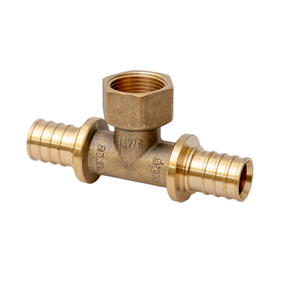 Тройник аксиальный с внутренней резьбой MVI 20x1/2&quot;x20