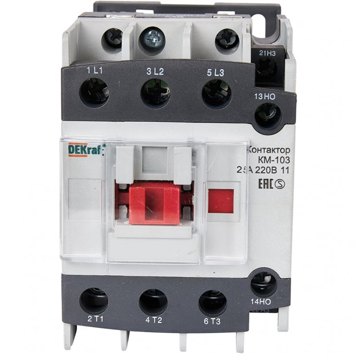 STOUT SEB SP  Контактор DEKraft KM-103 25А 220В 11