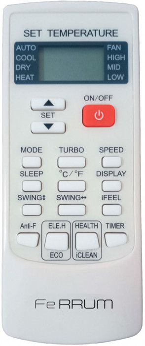 Кассетный кондиционер Ferrum  LCAC12C3-AI/LCAU12U3-AI/SCP19A1