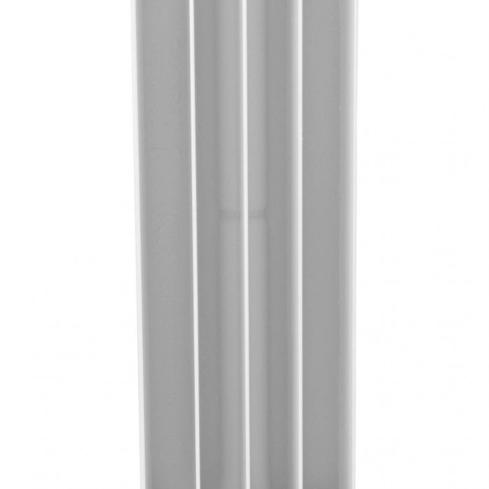 Биметаллический радиатор STOUT STYLE 350, 14 секций, боковое подключение, белый