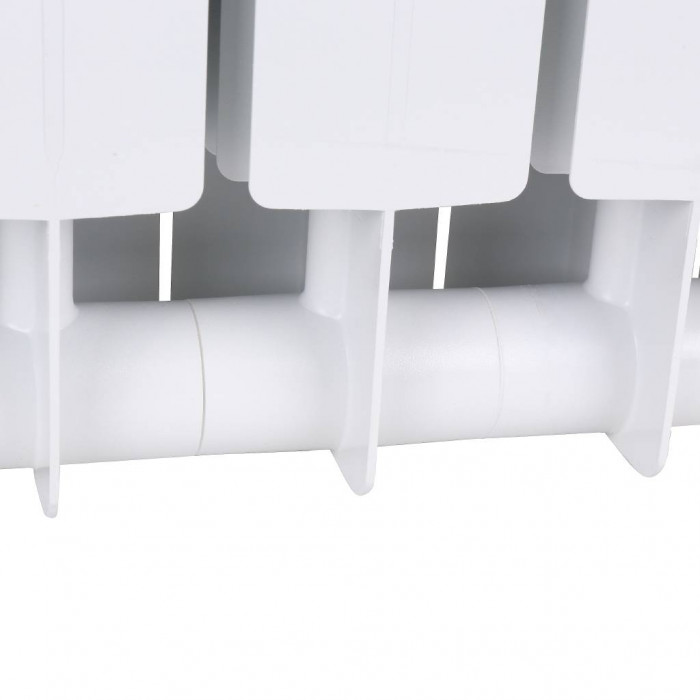 Биметаллический радиатор STOUT STYLE 350, 14 секций, боковое подключение, белый