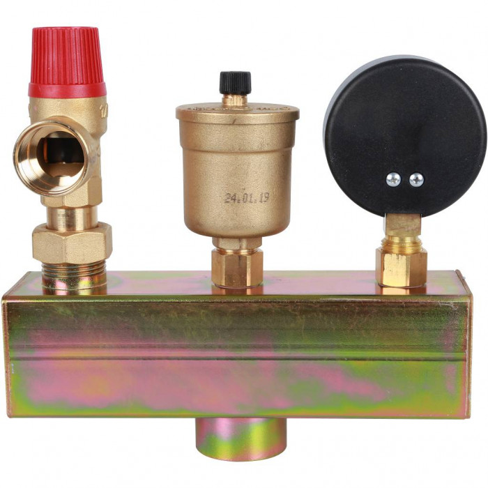 STOUT SVS-0004 Группа безопасности котла (до 50 кВт) (в теплоизоляции)