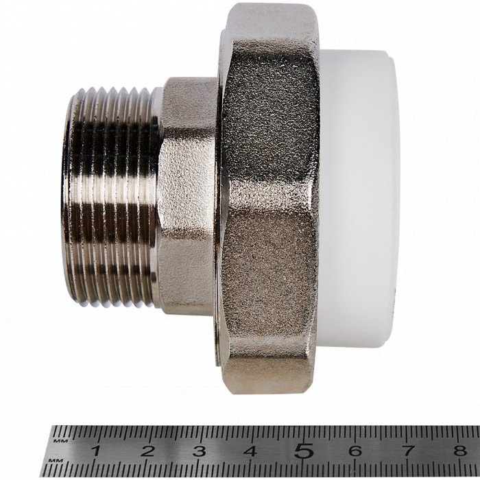 Pro Aqua PA21022 Pro Aqua d=50-1.1/2 PP-R Муфта комбинированная разъемная (американка) НР Белая
