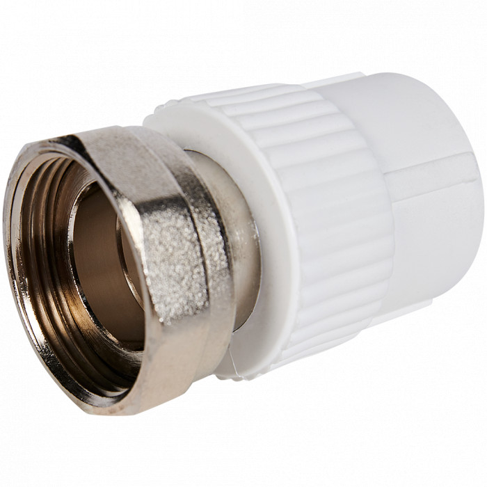 Pro Aqua PA29018 Pro Aqua d=32-1 PP-R Муфта с накидной гайкой Белая