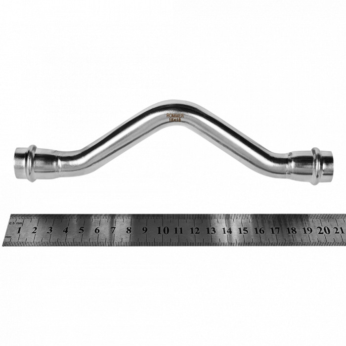 ROMMER RSS-0006-000018 Обвод-ВПр, 18, из нержавеющей стали прессовой