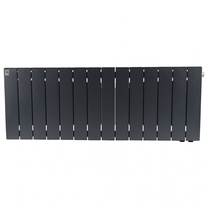 Биметаллический радиатор RIFAR SUPReMO VENTIL 350, 14 секций, нижнее правое подключение, черный