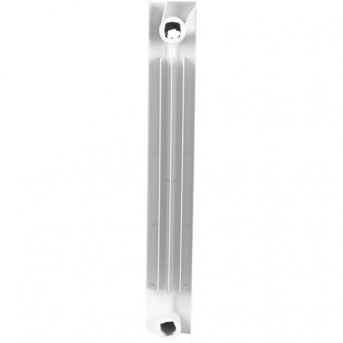 Биметаллический радиатор STOUT STYLE 500, 4 секций, боковое подключение, белый