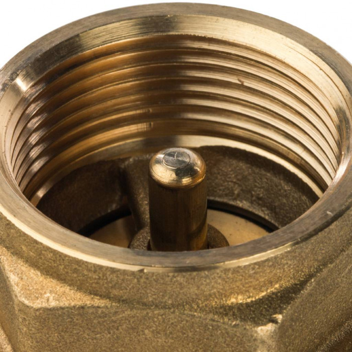 STOUT Клапан обратный пружинный муфтовый с металлическим седлом 1 1/4"