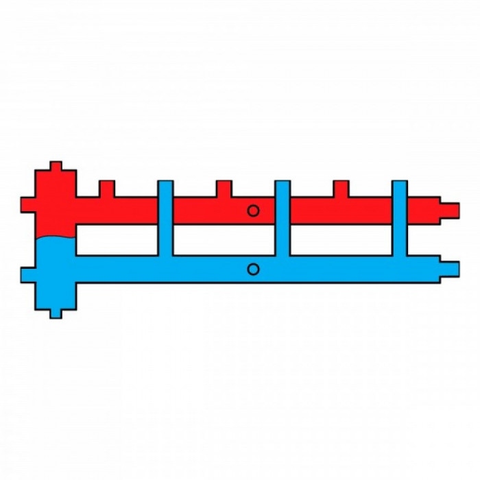 Распределительный коллектор с гидрострелкой GSK 25-3.1