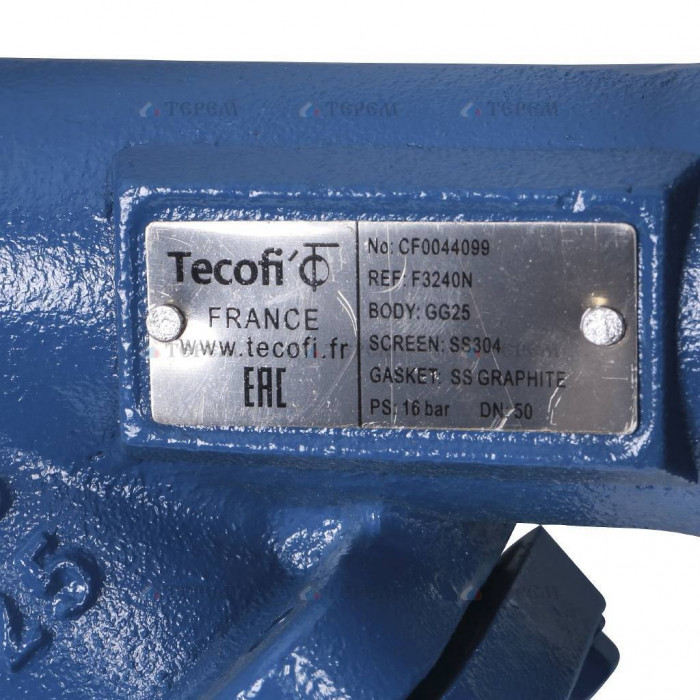 Фильтр сетчатый Tecofi F3240N Ду50 Ру16 фланцевый