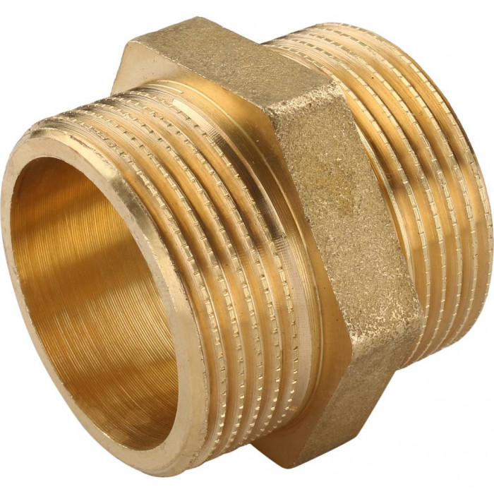 Ниппель HH TIEMME 1 1/4х1 1/4 для стальных труб резьбовой