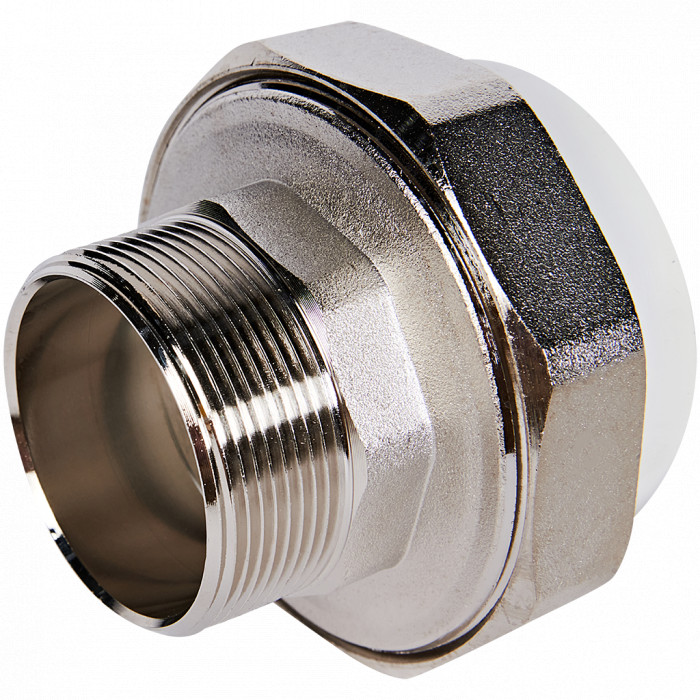 Pro Aqua PA21024 Pro Aqua d=63-2 PP-R Муфта комбинированная разъемная (американка) НР Белая