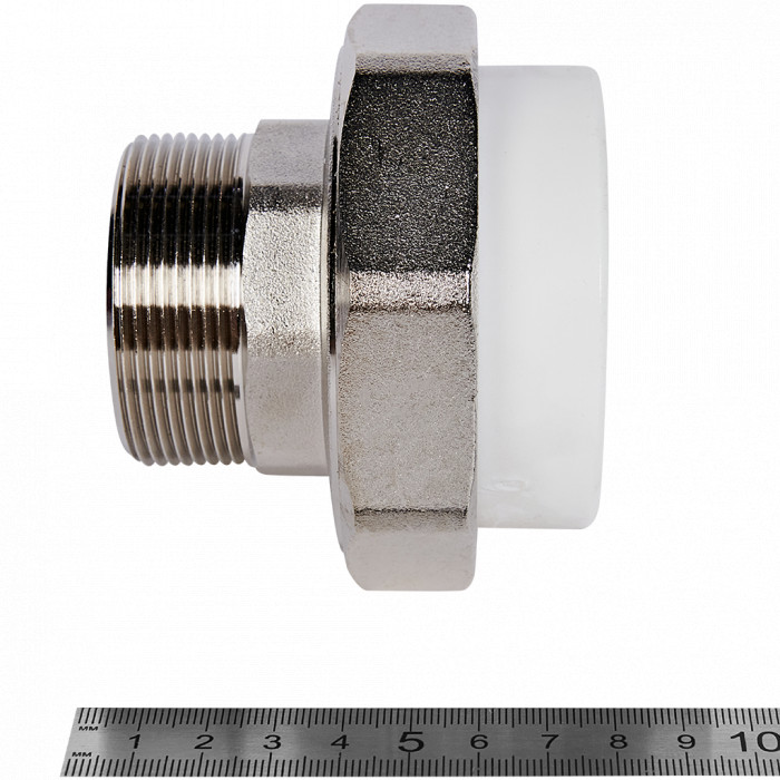 Pro Aqua PA21024 Pro Aqua d=63-2 PP-R Муфта комбинированная разъемная (американка) НР Белая