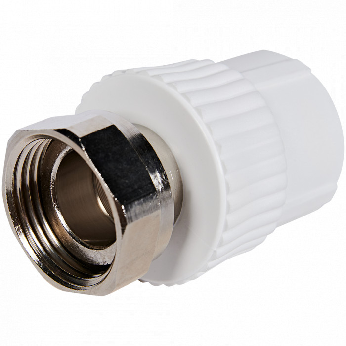 Pro Aqua PA29019 Pro Aqua d=32-1.1/4 PP-R Муфта с накидной гайкой Белая