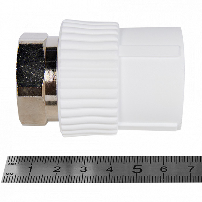 Pro Aqua PA29019 Pro Aqua d=32-1.1/4 PP-R Муфта с накидной гайкой Белая