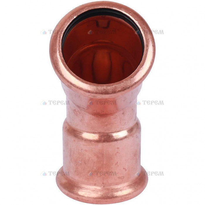 Sanha 6041, отвод 45° ВПр-ВПр, 28, для медных труб прессовой